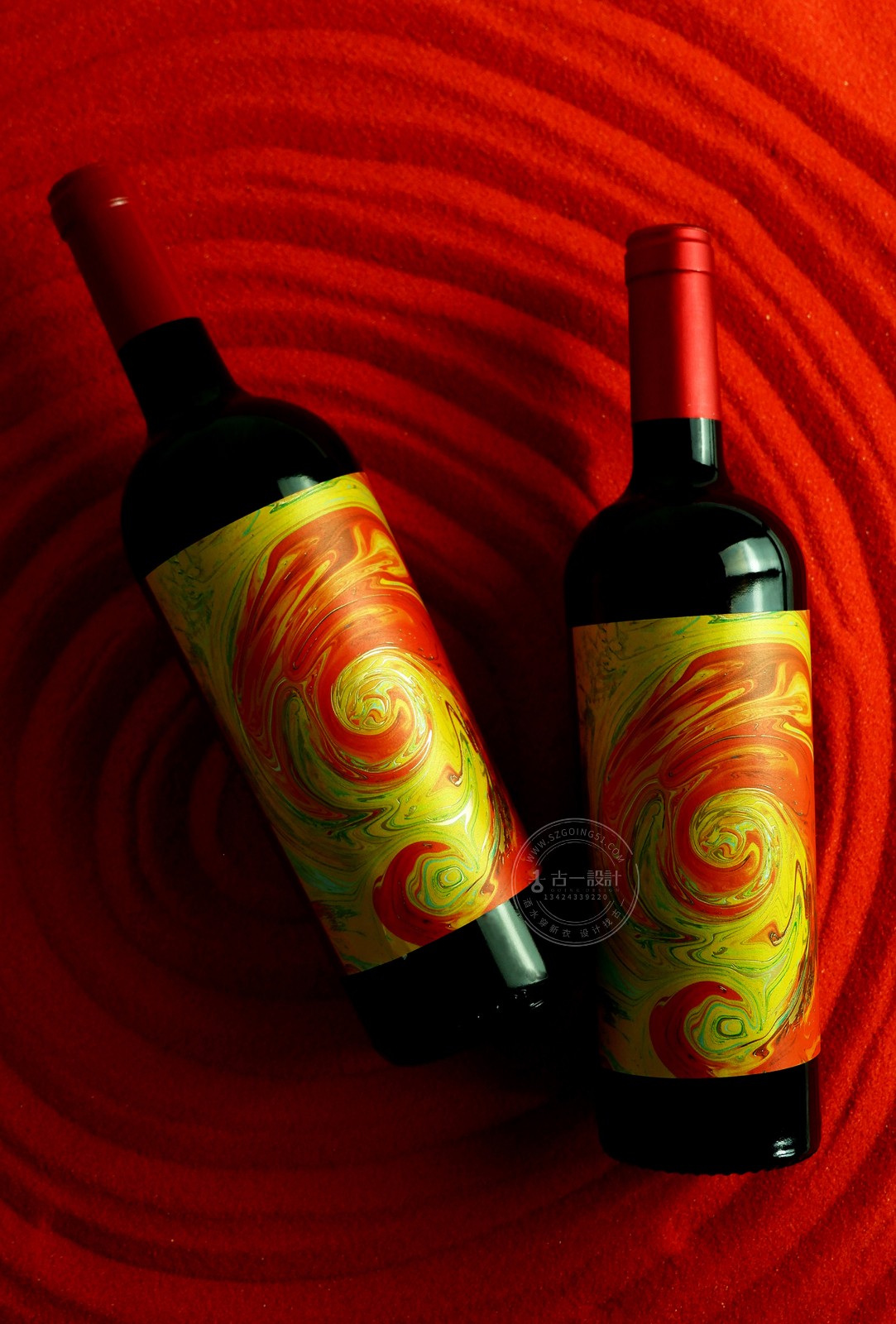 红酒包装设计,古一设计,酒标设计,智利红酒包装设计
